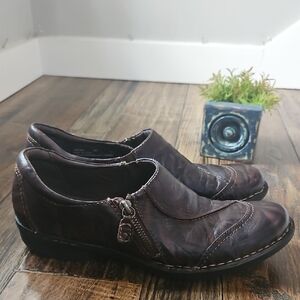 Clarks Women's Brown Leather‎ Flats